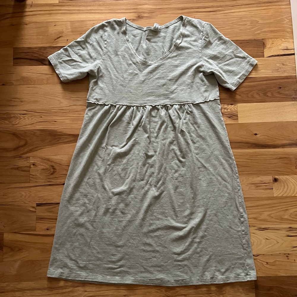 Light Green Short Sleeve Dress